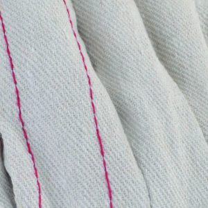 Guante de lona doble palma blanco - Image 3