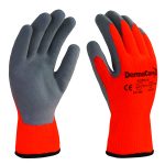 guante de acrilico naranja