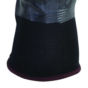 Guante nylon negro con recubrimiento total de nitrilo sólido - Image 2