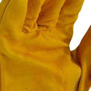 Guante tipo Operador de piel de cerdo con cintilla - Image 3