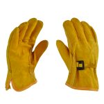 guante argonero de piel