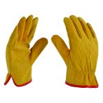 guante argonero piel de res