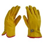 guante argonero de piel