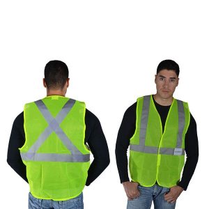 Chaleco de Seguridad Vial Verde con Reflejante - Image 3